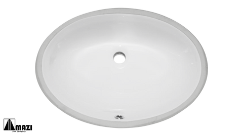 Ceramic Undermount Bathroom Sink 1600A