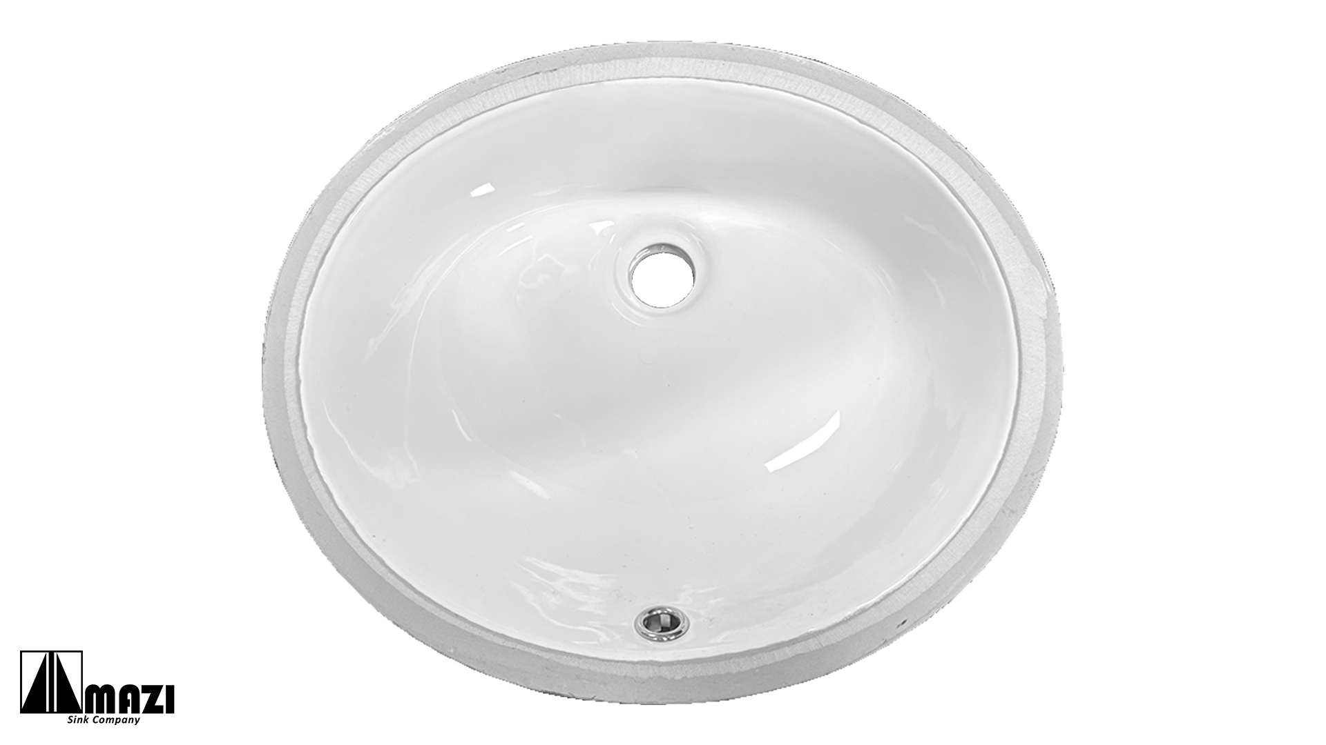 Ceramic Undermount Bathroom Sink 1626 – MAZI, Inc.