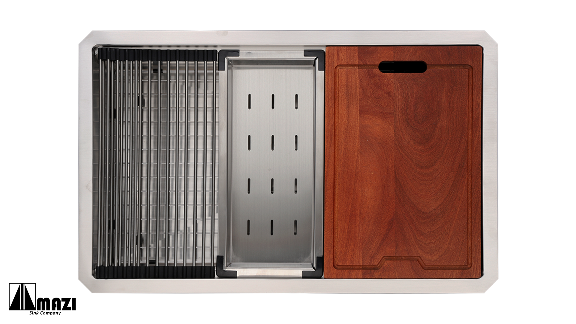 Stainless Steel Workstation Sink LHBO3219 – MAZI, Inc. Stainless Steel Workstation Sink LHBO3219 – MAZI, Inc.