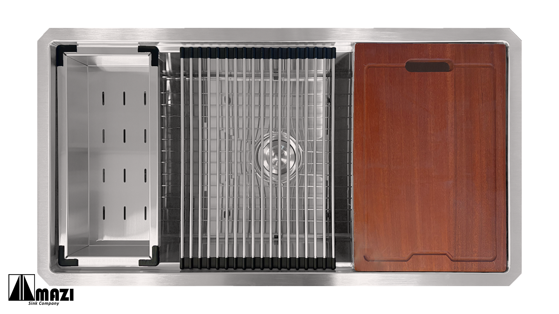Stainless Steel Workstation Sink LHBS3619 – MAZI, Inc.