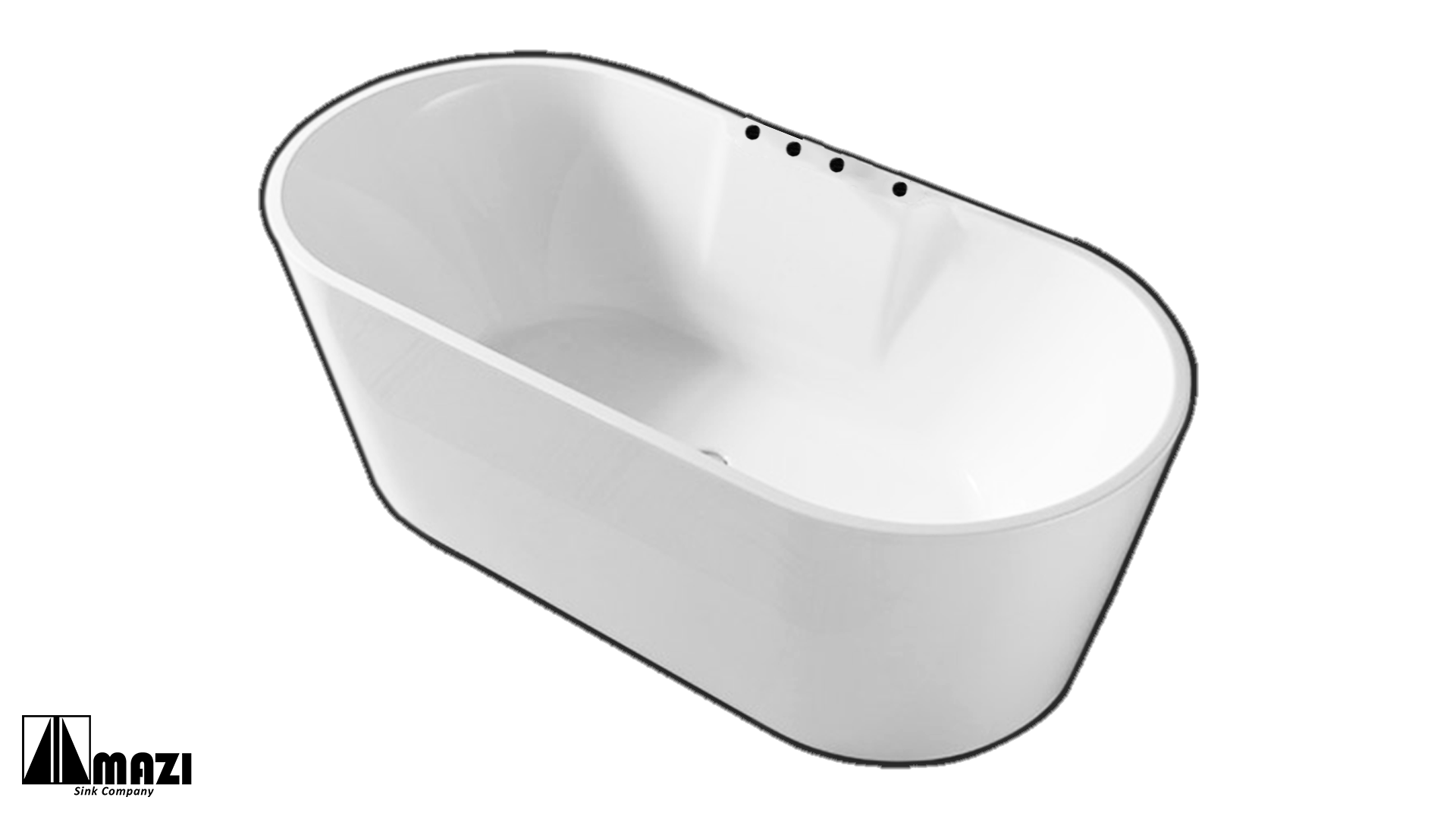 Freestanding Acrylic Soaking Tub TW-6621 – MAZI, Inc.