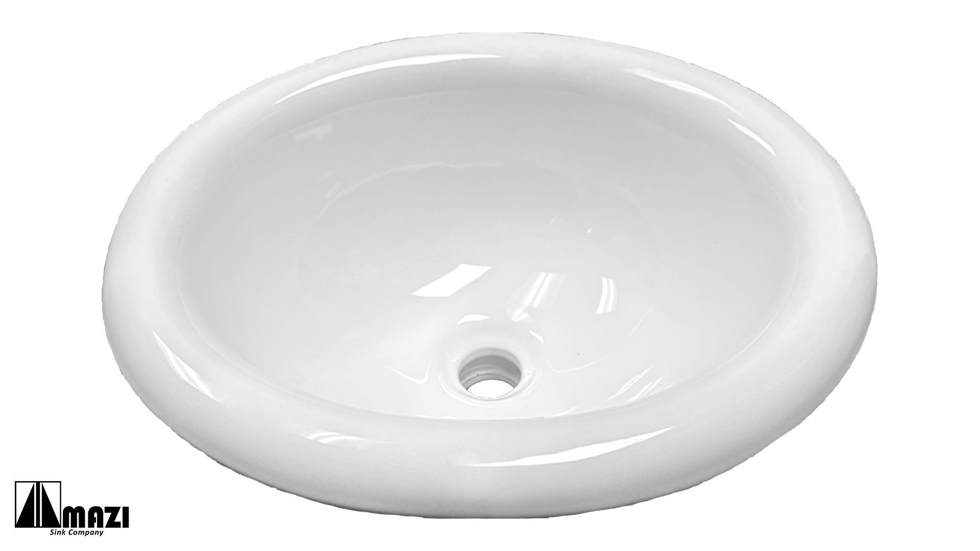 Ceramic Drop In Bathroom Sink 1004