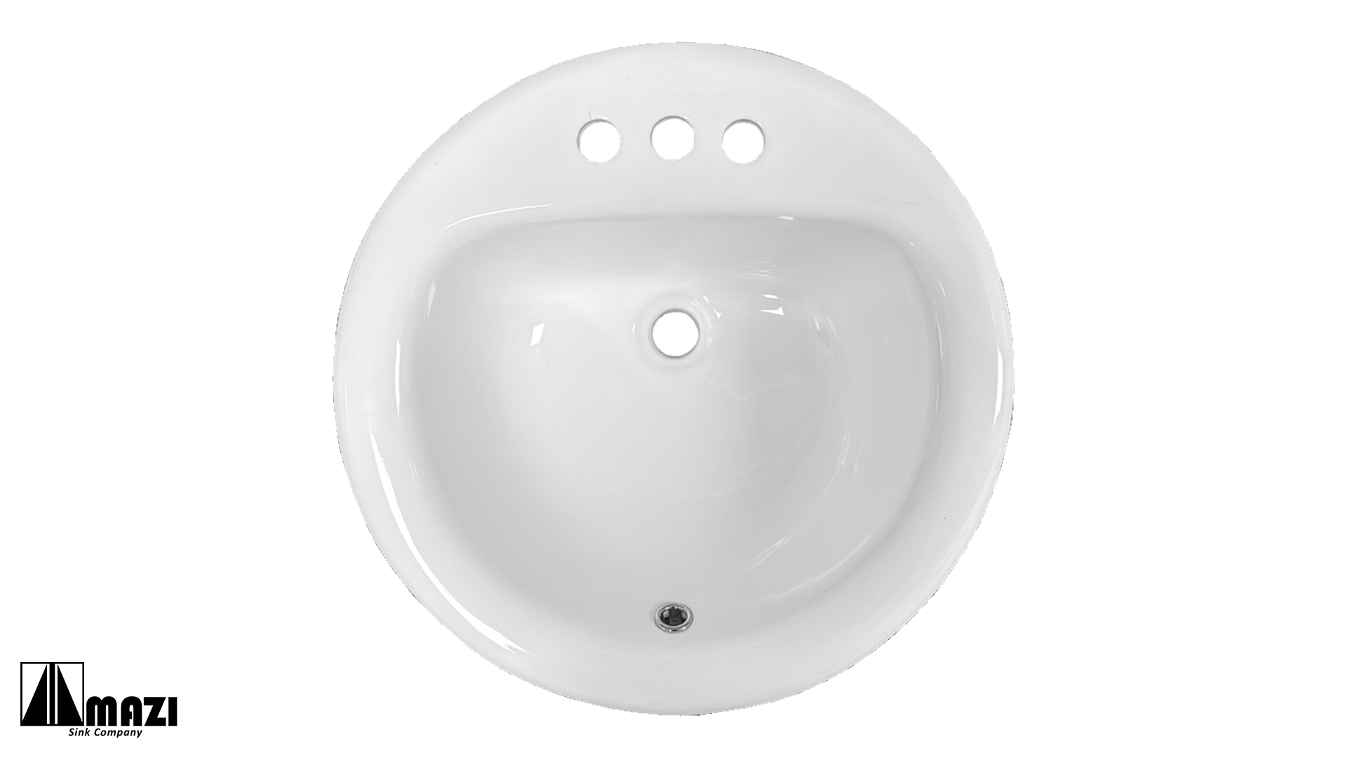 Ceramic Drop In Bathroom Sink 1012