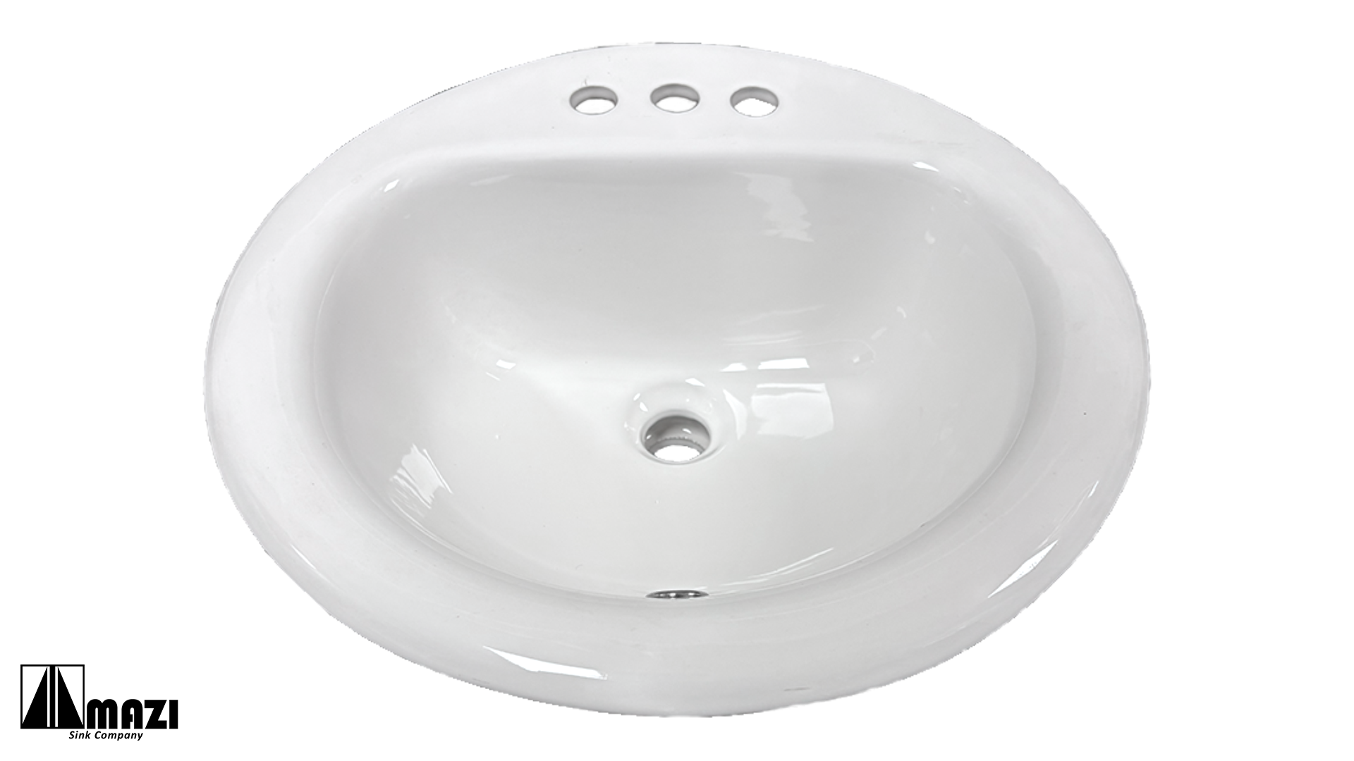 Ceramic Drop In Bathroom Sink 1012