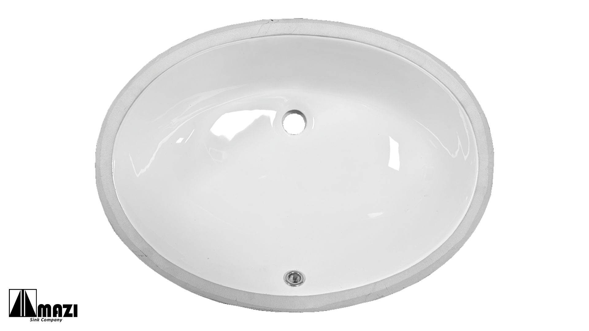 Ceramic Undermount Bathroom Sink 1600