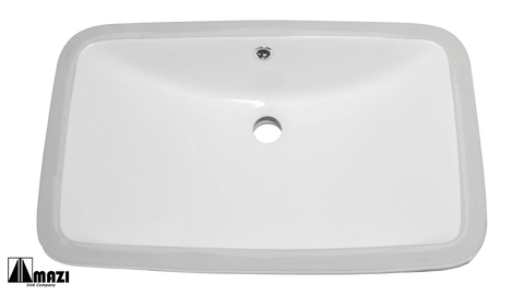 Ceramic Undermount Bathroom Sink 1610