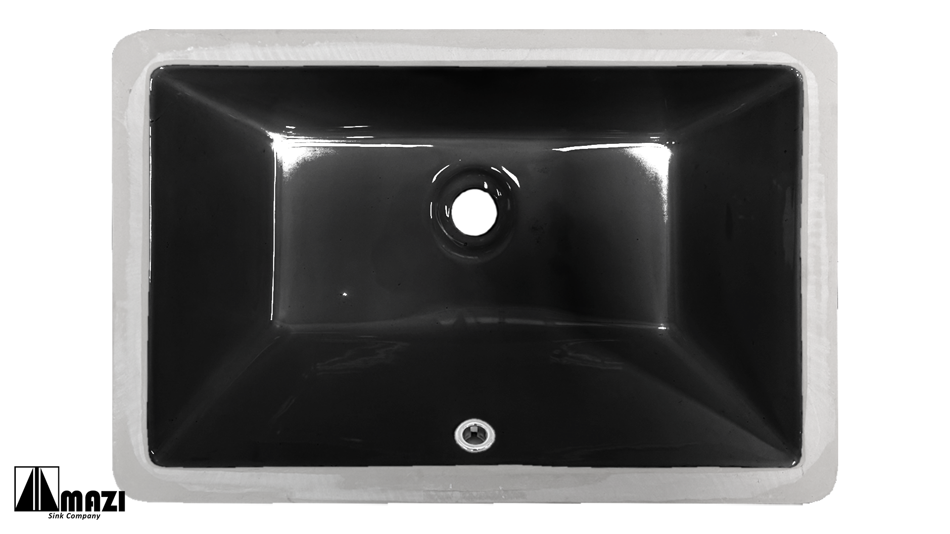 Ceramic Undermount Bathroom Sink 1629 – MAZI, Inc.
