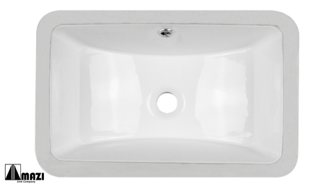 Ceramic Undermount Bathroom Sink 1639