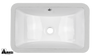 Ceramic Undermount Bathroom Sink 1639