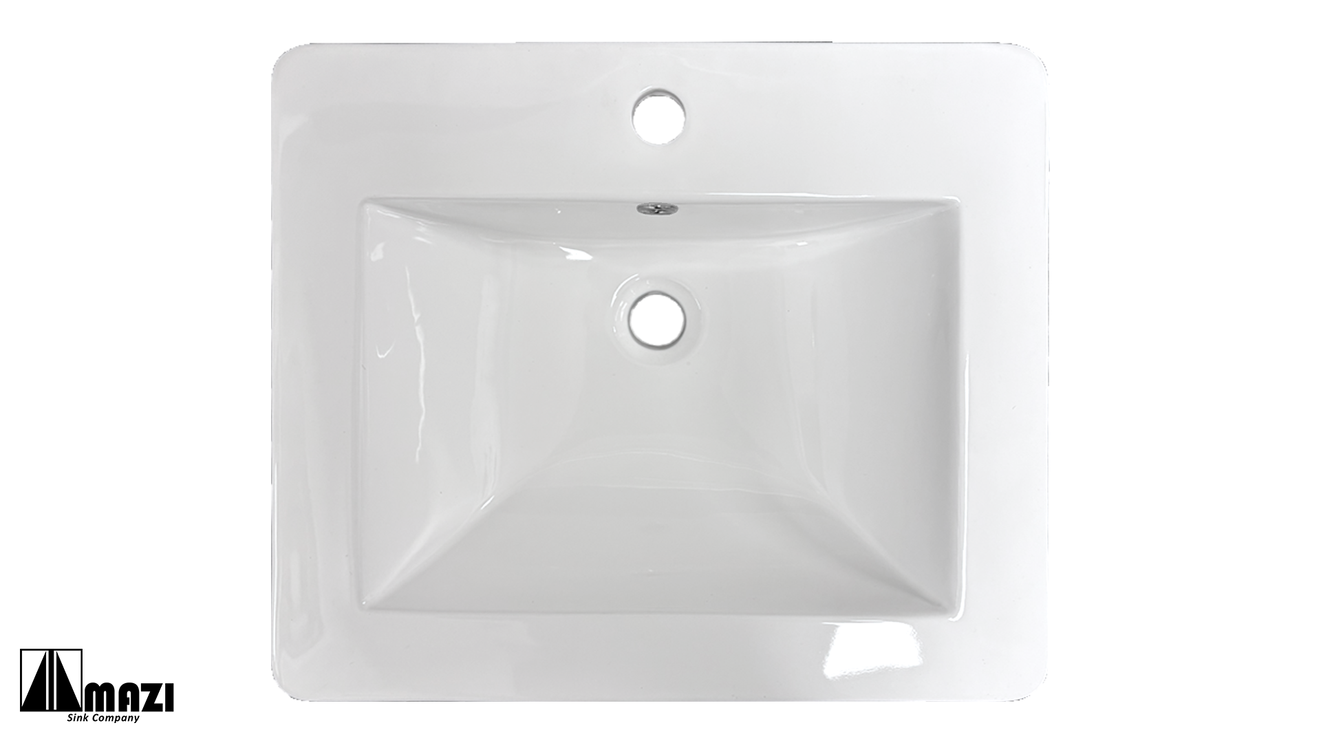 Ceramic Drop In Bathroom Sink 1645