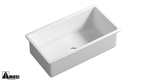 Ceramic Undermount Kitchen Sink 3018