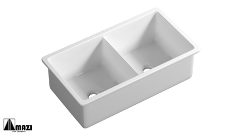 Ceramic Undermount Kitchen Sink 3219D