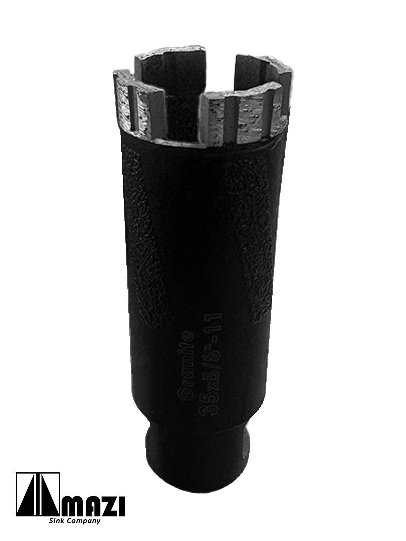 35 MM Vacuum-Brazed Turbo Segmented Core Bit