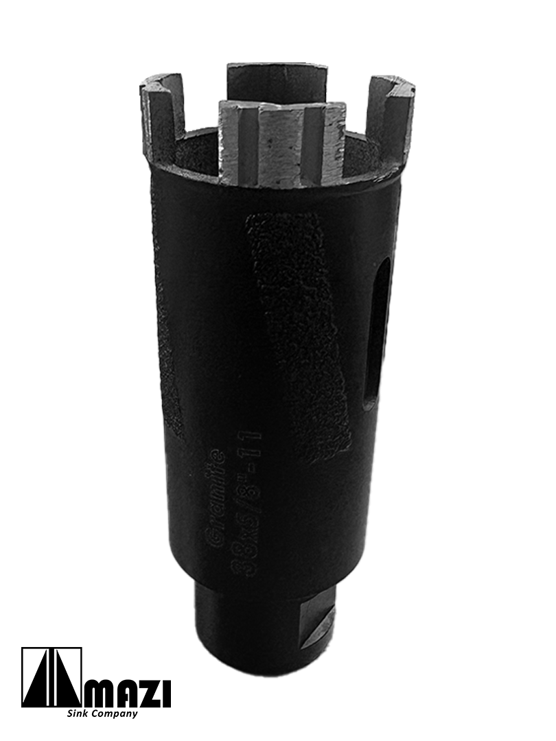 38 mm Vacuum-Brazed Turbo Segmented Core Bit
