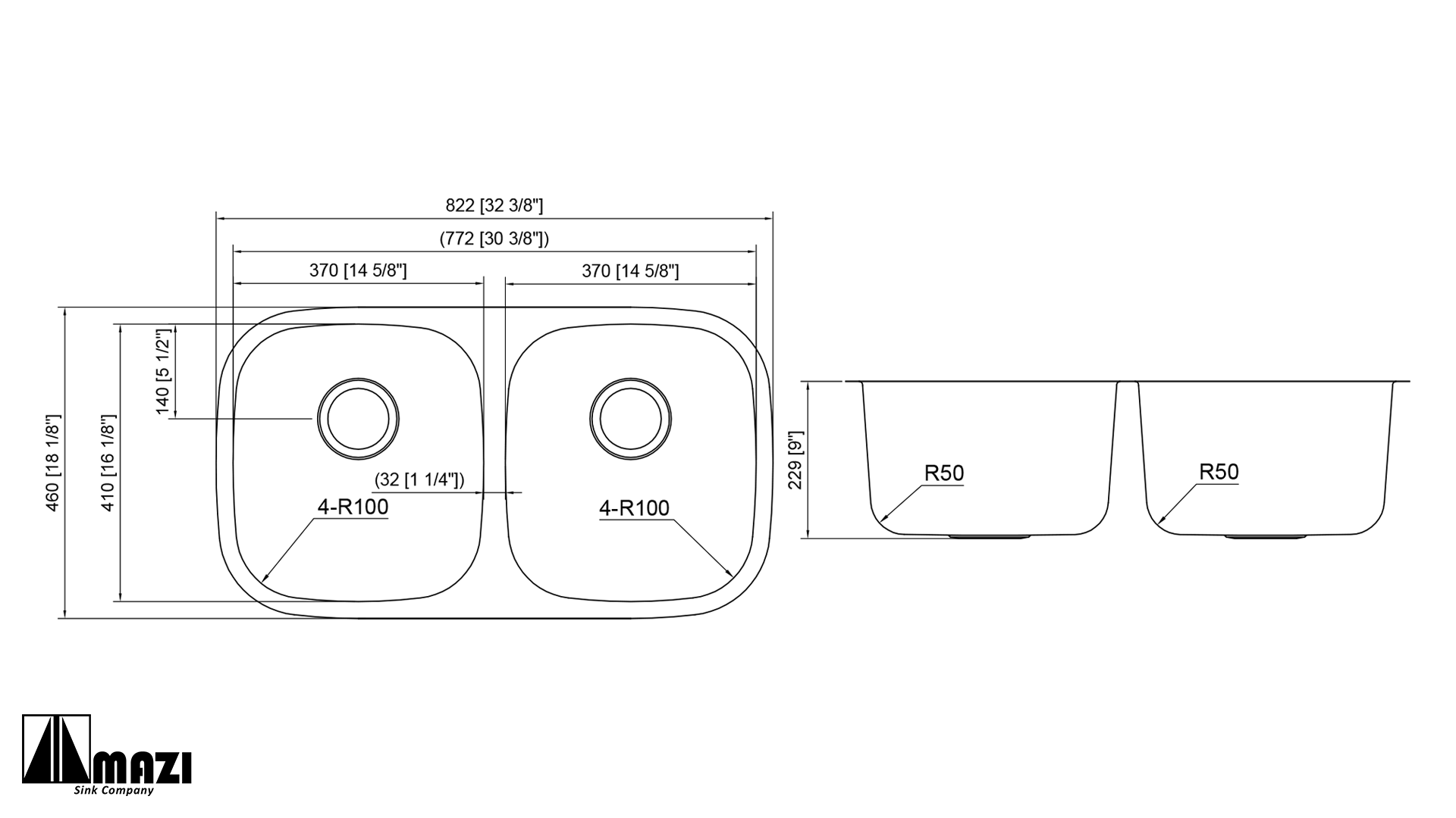 Stainless Steel Kitchen Sink 402