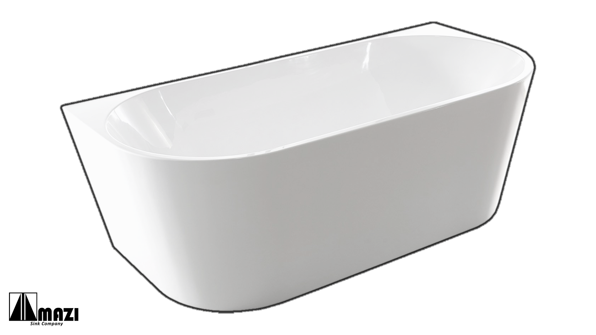Freestanding Acrylic Soaking Tub 6815B