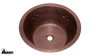 Copper Bathroom Sink CRBSFDL17