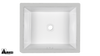 Ceramic Undermount Bathroom Sink T1616