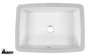 Ceramic Undermount Bathroom Sink U1510