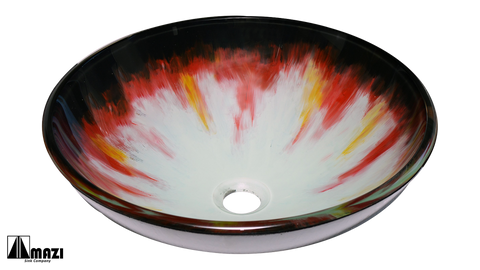 Glass Vessel Bathroom Sink YH9129