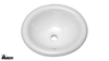 Ceramic Drop In Bathroom Sink 1004