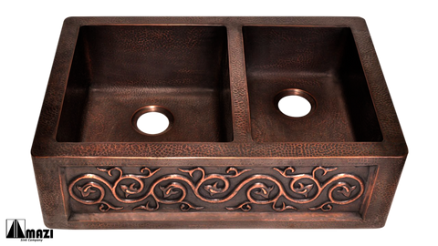 Copper Kitchen Sink 1506L