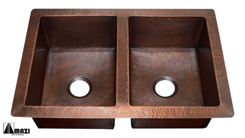 Copper Kitchen Sink 1553H