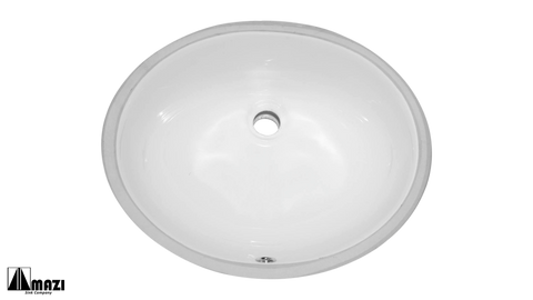 Ceramic Undermount Bathroom Sink 1601