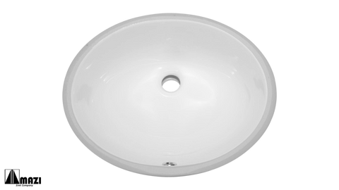 Ceramic Undermount Bathroom Sink 1602