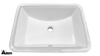 Ceramic Undermount Bathroom Sink 1627