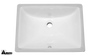 Ceramic Undermount Bathroom Sink 1628