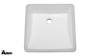 Ceramic Undermount Bathroom Sink 1631