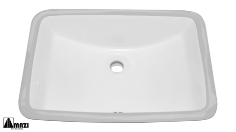 Ceramic Undermount Bathroom Sink 1638