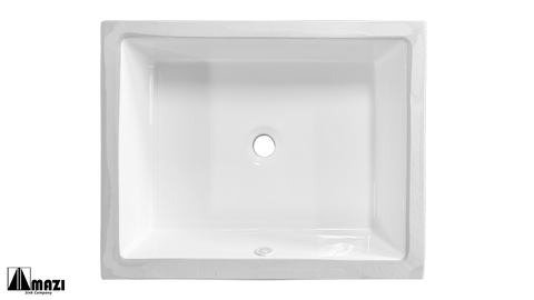 Ceramic Undermount Bathroom Sink 1645UM