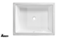 Ceramic Undermount Bathroom Sink 1645UM