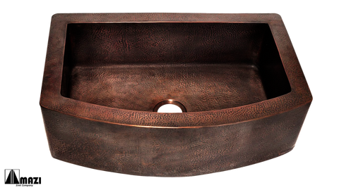Copper Kitchen Sink 1652F