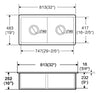 Ceramic Undermount Kitchen Sink 3219D