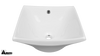 Ceramic Vessel Bathroom Sink 6062