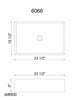 Ceramic Vessel Bathroom Sink 6066