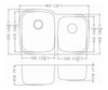 Stainless Steel Kitchen Sink 701L