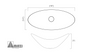 Copper Bathroom Sink CCVSW1812