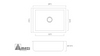 Copper Kitchen Sink CKS2519