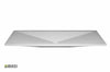 Solid Surface Sink Four Flat Liso White