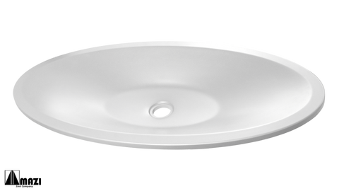 Solid Surface Sink Oval Liso