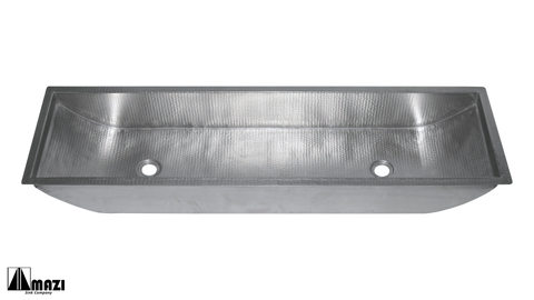 White Copper Bathroom Sink WHC4814