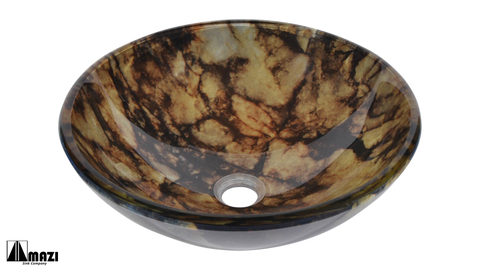 Glass Vessel Bathroom Sink Y190